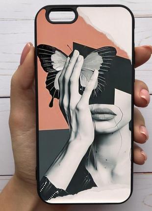 Чехол mood для iphone 6/6s/ 6 plus/6s plus/7/8/7 plus/8 plus с рисунком рука бабочка