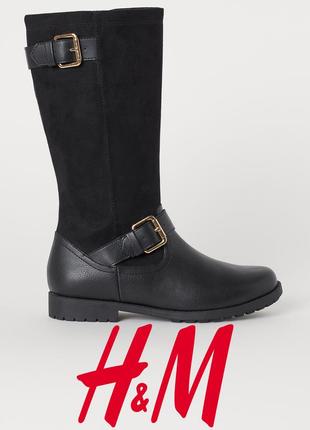Чобітки демісезонні для дівчат 34-35 розмір від h&m швеція