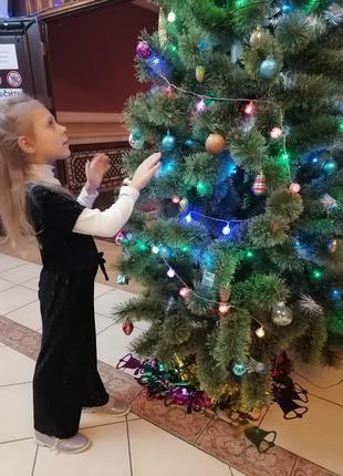 Комбинезон zara, микровельвет с люрексом, можно в школу.