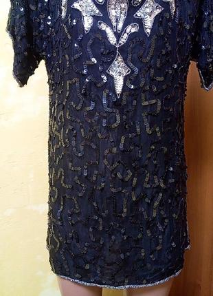 Шикарная, вечерняя ,удлиненная блуза производство италия2 фото
