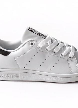 Стильні жіночі кеди adidas stan smith білі6 фото