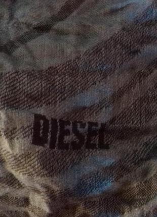 Платок diesel,оригинал,100%вискоза,плетение жаккард 112×112см4 фото