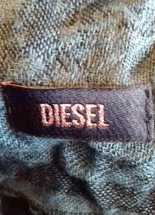 Платок diesel,оригинал,100%вискоза,плетение жаккард 112×112см8 фото