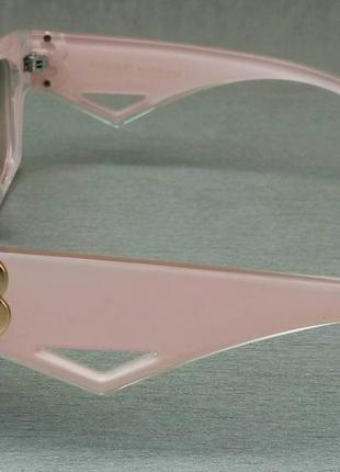 Burberry стильные женские солнцезащитные очки розово пудровые4 фото