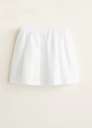 Ажурна спідничка для дівчинки від mango іспанія 2