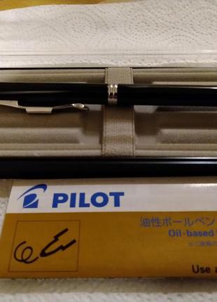 Pilot capless ballpoint pen 0.7 mm black body black ink кулькова ручка японія2 фото