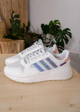 Жіночі кросівки adidas zx500 rm commonwealth white білі9 фото