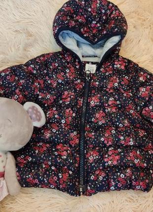 Куртка gap на маленьку модницю 6-12 місяців