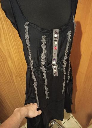 Натуральне,чарівне,плаття-сарафан з кишенями,з вишивкою,бохо,desigual6 фото