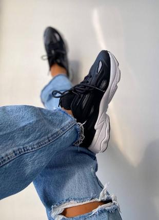 Кроссовки adidas ozweego celox w black/white кросівки7 фото