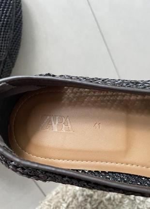 Туфли лоферы zara 41 р5 фото