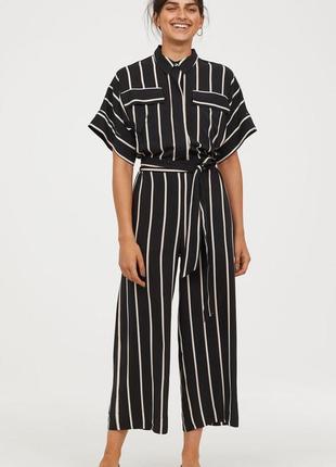 Шикарный комбинезон в полоску h&m