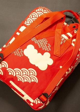 Рюкзак канкен большой, fjallraven kanken big, красный, арт, art, акция, подарок, школьный, шкільний портфель2 фото