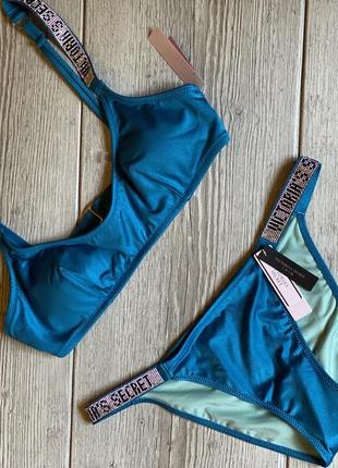 Купальник victoria's secret m оригінал , купальник зі стразами камінням сваровські вікторія сікрет6 фото