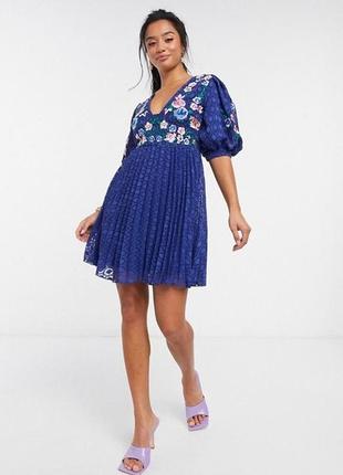 Великолепное платье вышиванка, вышитое платье asos, вышивка в цветы!