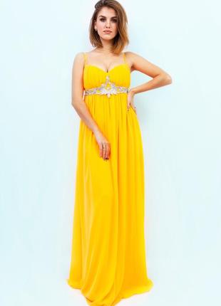 Жіноче гарну вечірню сукню j'adore помаранчеве