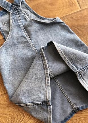 Класнючий джинсовий сарафан h&m 110-116р 3