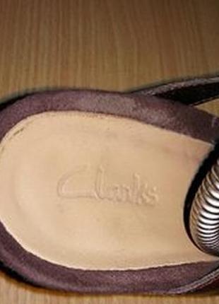 Clarks сабо шлепанцы шлепки на танкетке3 фото