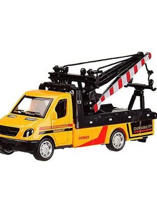 Іграшкова машинка евакуатор "автопром" 7404 інерційна