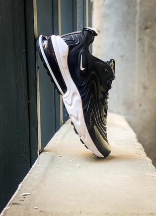 Кроссовки nike air max 270 react eng "black/white1 фото