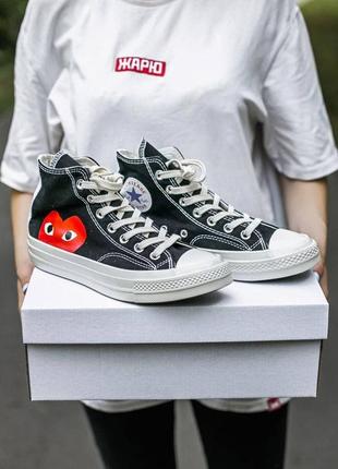 Женские кеды converse x  comme des garçons play