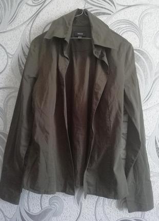 Стильна сорочка кольору хакі