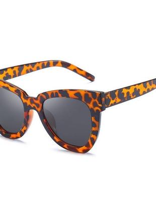 Жіночі сонцезахисні окуляри 2021 леопардові очки4 фото