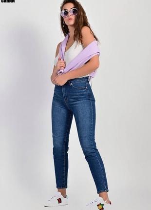 Жіночі джинси мом демісезонні4 фото