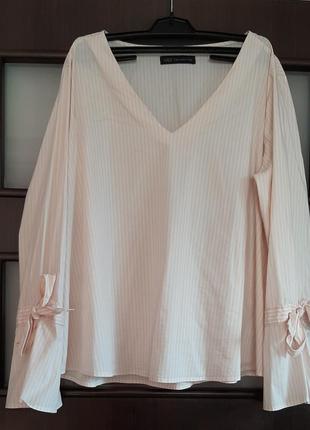 Блузка в полосочку от m&s collection 50 размер