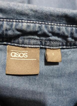 Джинсовая стрейчевая рубашка asos5 фото