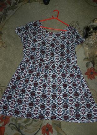 Натуральне,легке плаття з шнурівкою по спинці,етно-бохо,великого розміру,h&m3 фото