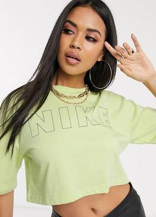 Футболка nike air top ss crop