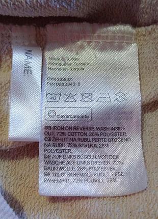 Свитшот оверсайз свитер кофта h&m на девочку 1,5-2 годика 6