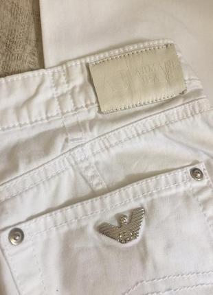 Белые джинсы/штаны armani jeans5 фото