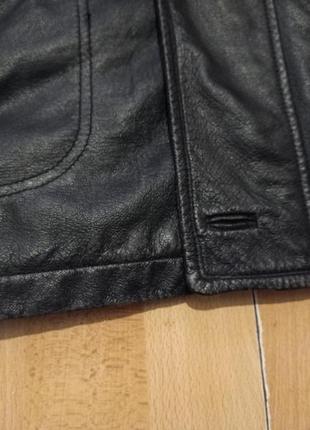 Кожанная чёрная  куртка  наппа премиум люкс класса элитная4 фото