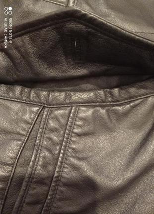Кожанная чёрная  куртка  наппа премиум люкс класса элитная6 фото