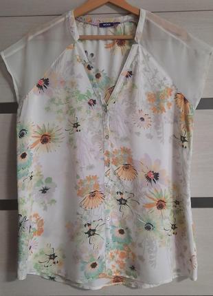Легкая блузка mexx цветочный принт разм.381 фото