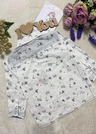 Новогодняя рубашка, рубашечка на малыша, мальчика, коттон сорочка 2