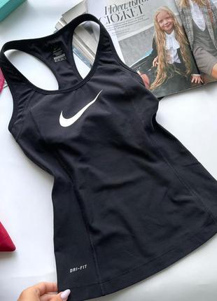 🎽роскошная чёрная спортивная майка nike оригинал/оригинальная чёрная спортивная майка-борцовка nike🎽