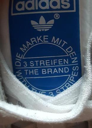 Оригинал.фирменные,кожаные кроссовки-кеды унисекс adidas 3 streifen the brand2 фото