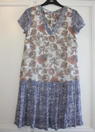 Платье, летнее, прямая, комбинированное, вискоза, от monsoon