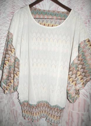 Блузон кофточка р. 52 6