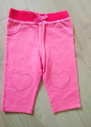 Штанішки для дівчинки marks and spenser /штани на резинці для дівчинки