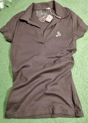 Футболка, хлопок (био), коричневого цвета.