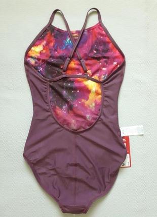 Бомбезный фирменный слитный купальник для бассейна и пляжа принт космос slazenger