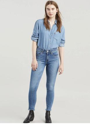 721 high rise skinny ankle джинсы levis