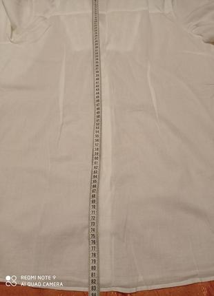 30. хлопковая белая блуза miss etam индия нарядная легчайшая нежнейшая воздушная мягкая3 фото