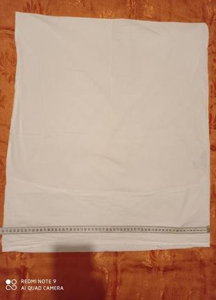 Ikea хлопковая белая натуральная  наволочка хлопок 100 бавовна бавовняна1 фото
