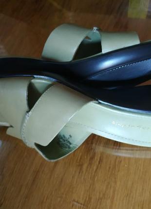 Нові шкіряні шльопанці босоніжки черевики кожаные шлёпанцы босоножки6 фото