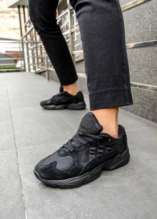 Женские кроссовки adidas yung 1 black / smb1 фото